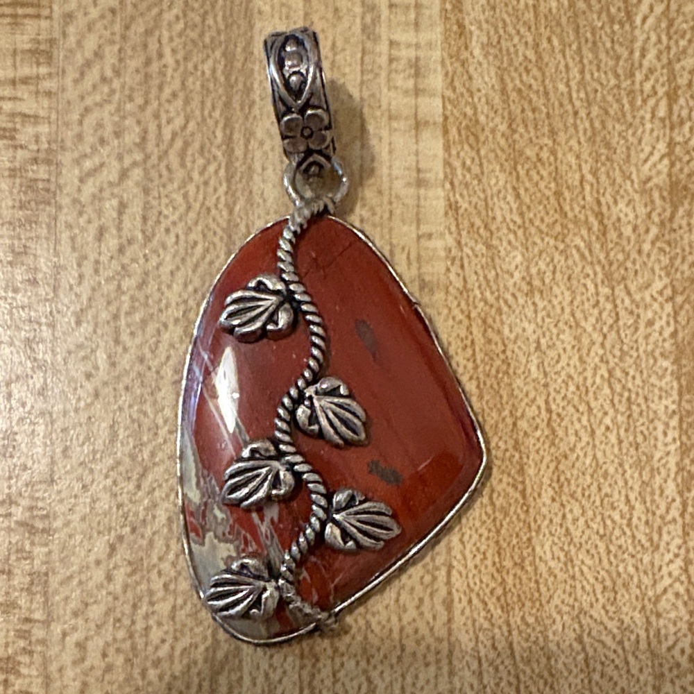 Red Aztec Jasper Pendant